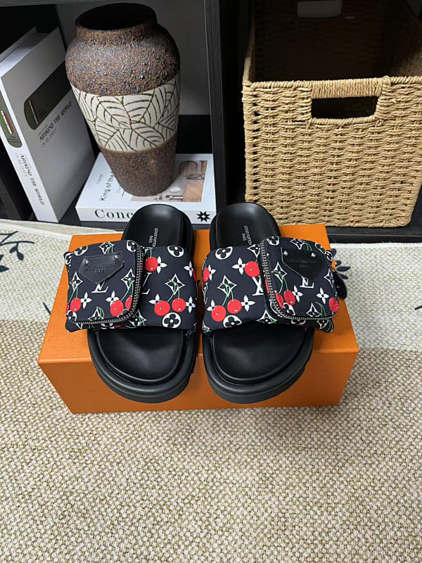 Louis Vuitton Cherry Slide Sandals