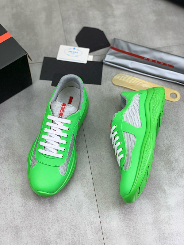 Prada Green Sport Sneakers