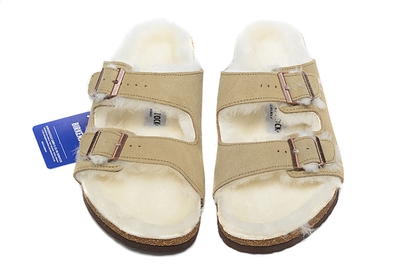 BIRKENSTOCK 羊毛一体加绒勃肯拖鞋