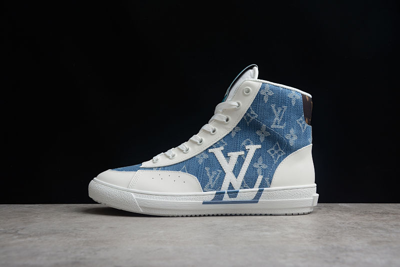 LOUIS VUITTON Denim high-top sneaker