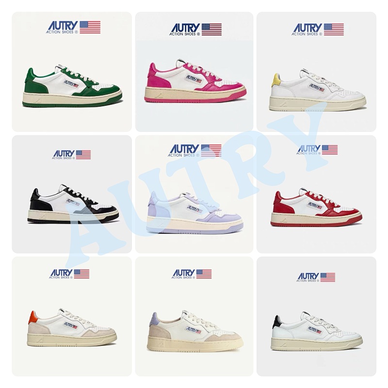 AUTRY Medalist Leather Trainers