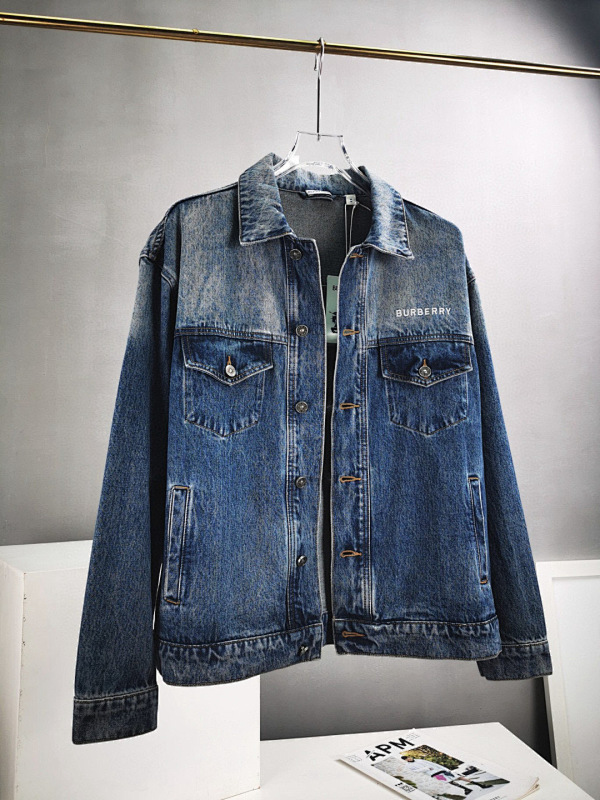 BURBERRY DENIM_JACKETS