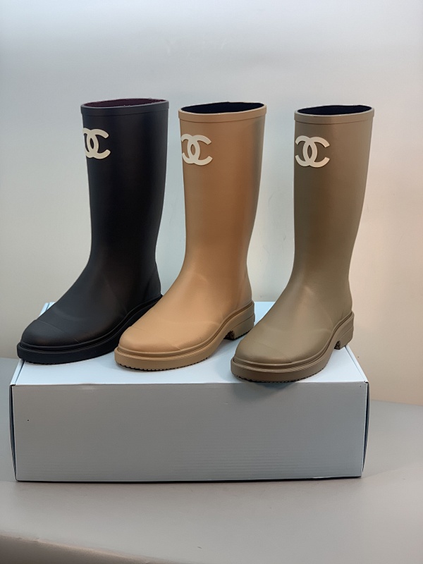 Chanel Rain Boots