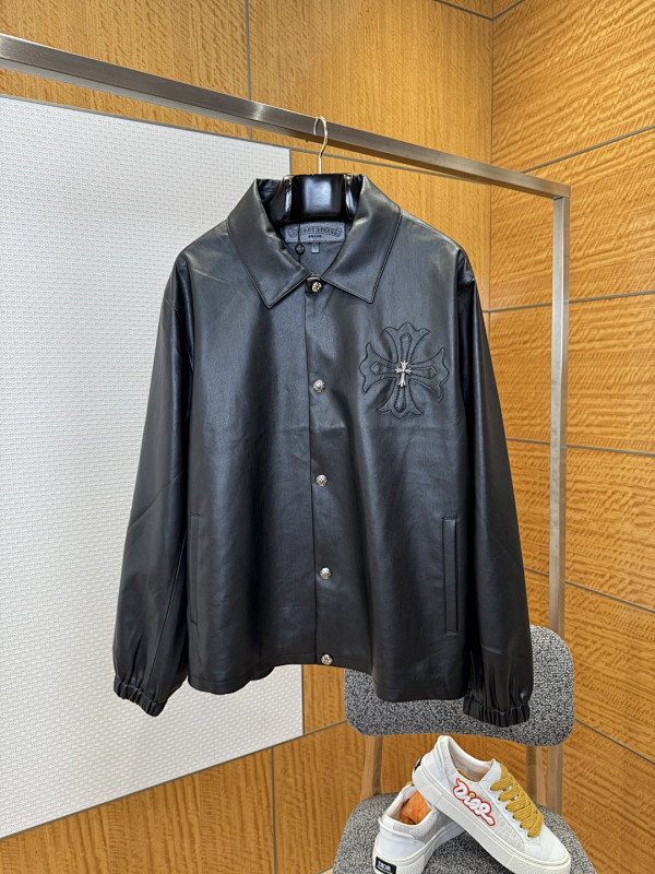 CHROME HEARTS LEATHER_JACKETS