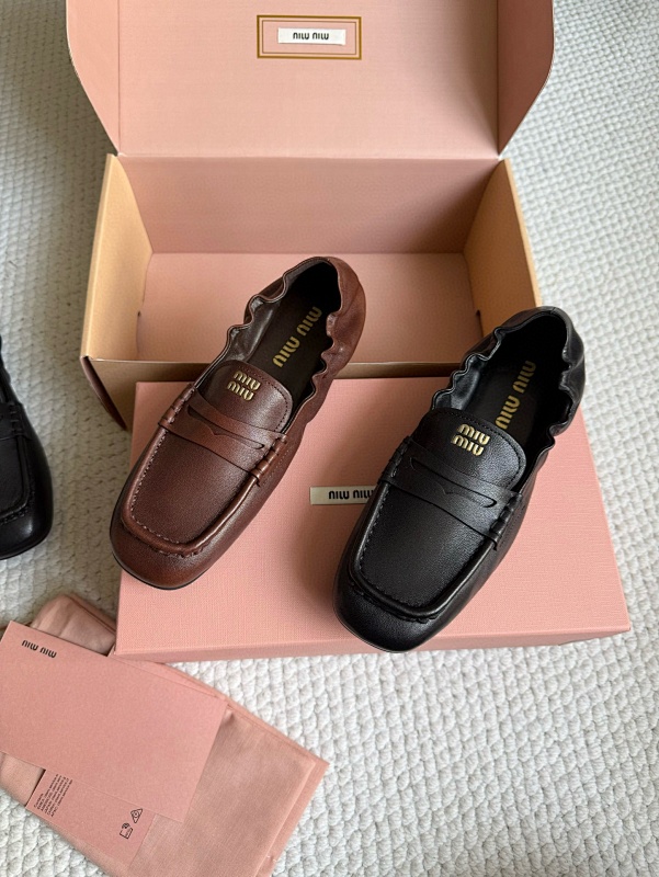 Miu Miu Flat Loafers