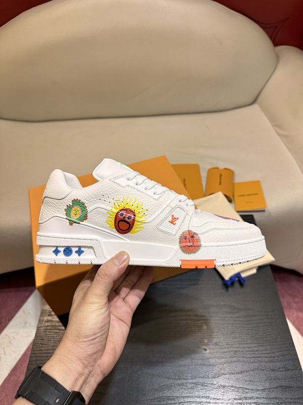 LOUIS VUITTON L@V Trainer Sneakers x Timberland