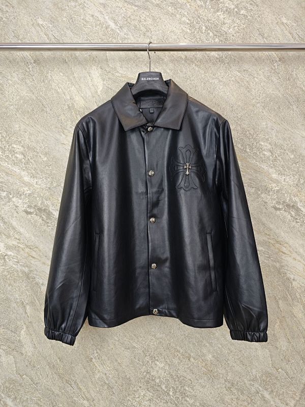 CHROME HEART LEATHER_JACKETS