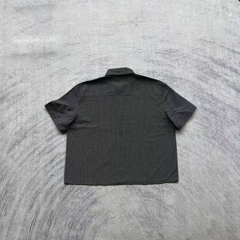 Ex*eriment 5 plaid shirts black