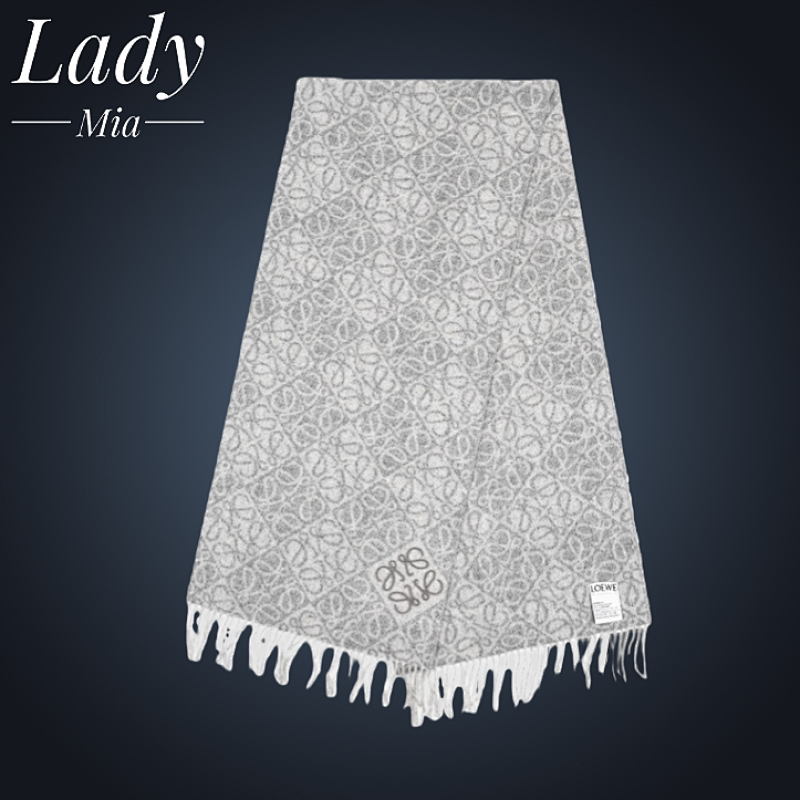 💰($46≈330CNY)Loe Scarf, Grey Item ID:W00111