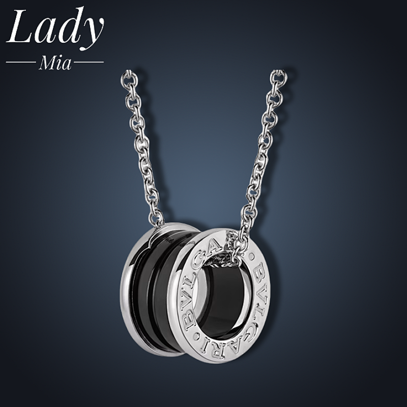 💰($44≈310CNY)Bvlgari Black Ceramic Charity Little Red 925 Pure Silver Item ID:S00160