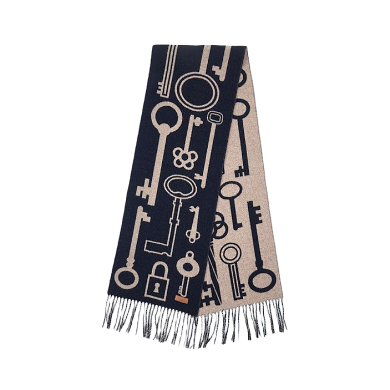 💰(360CNY)Leather patch pattern plush scarf Item ID:W00119