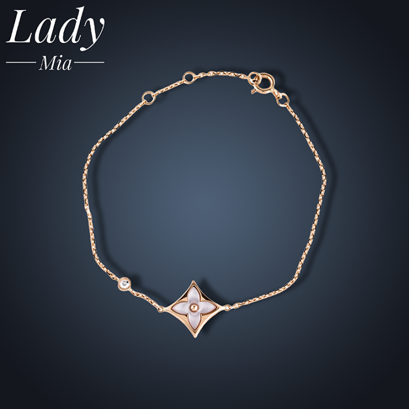 💰($35≈250CNY)L*V Color Blossom series single flower bracelet Item ID:S00027