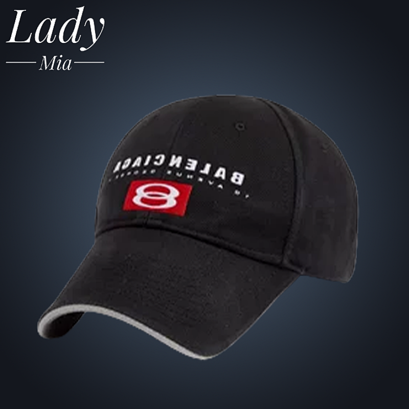 💰($30≈210CNY) Bale*ga 25ss red double ring letter embroidered hat Item ID:M00020