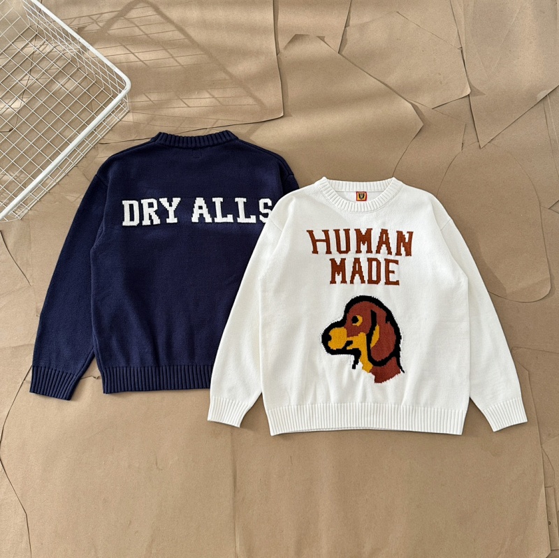 HUMAN MADE SWEATERS