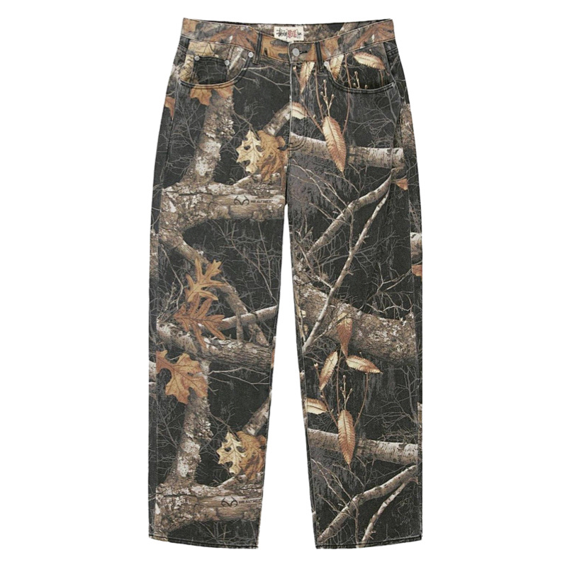 Stussy Denim Jeans Unisex Camouflage