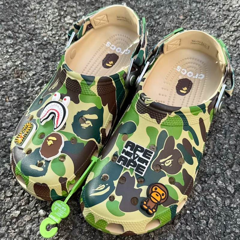 Bape crocs shoes