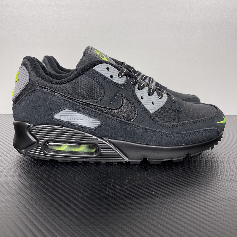NIKE Air Max 90 Black Grey Green (2)