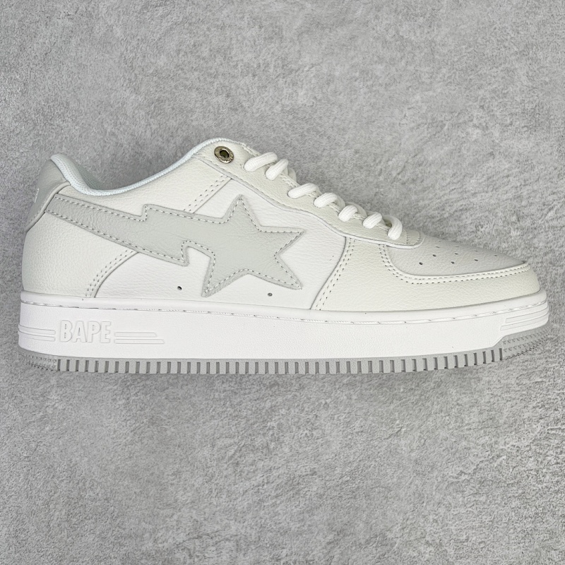 Bape Sta White Grey (2)