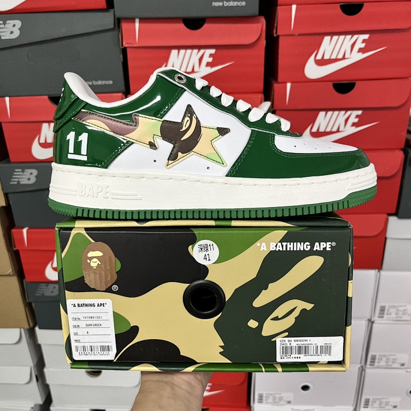 Bape Sta C Batch Green