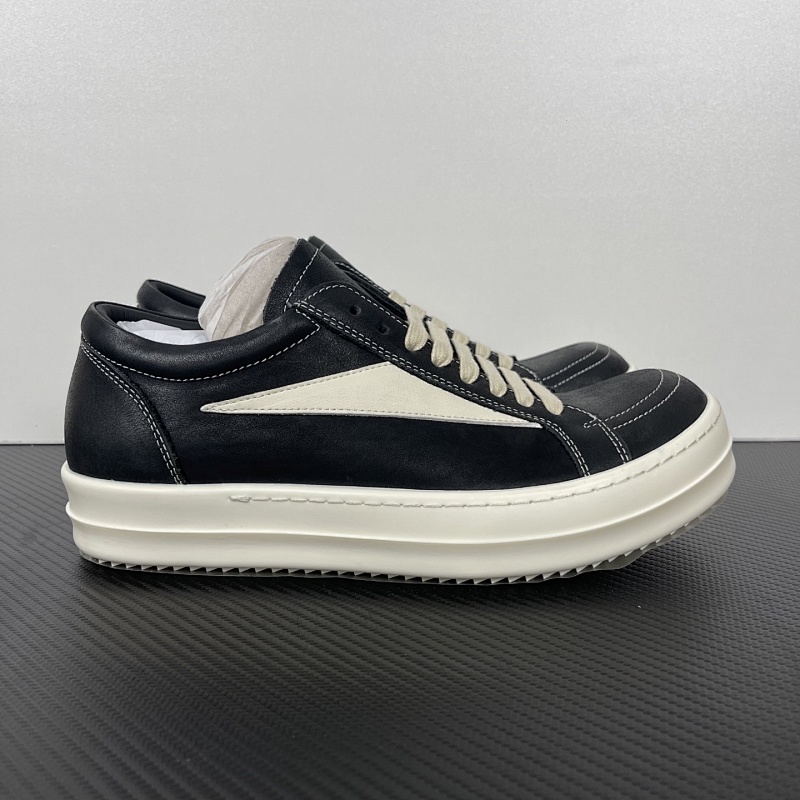 Rick Owens DRKSHDW Black and White Sneakers