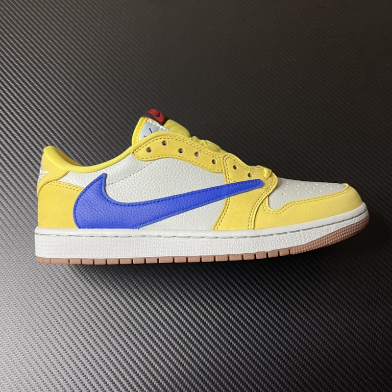 JORDAN AJ1 Hook Blue Yellow