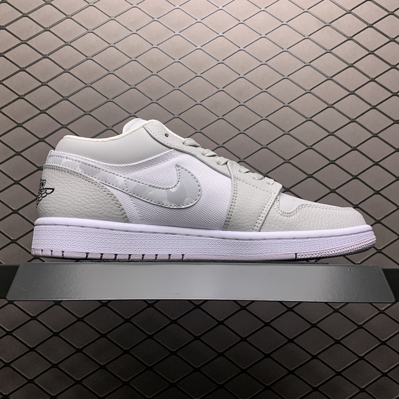 JORDAN AJ1 Low Grey White