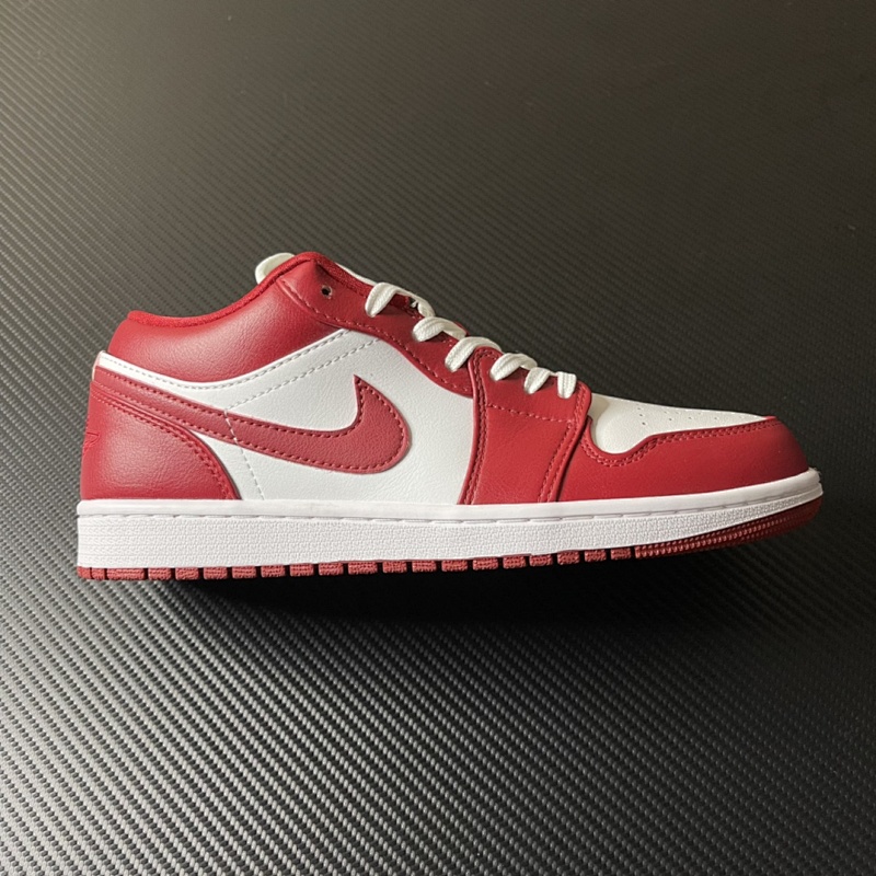 JORDAN AJ1 Low White and Red
