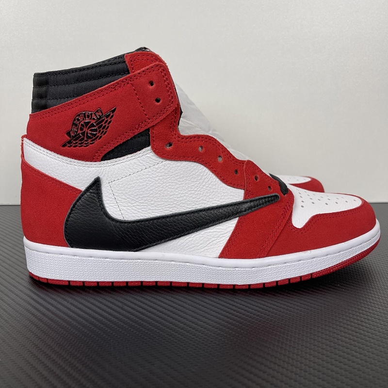 JORDAN AJ1倒钩高帮黑白红
