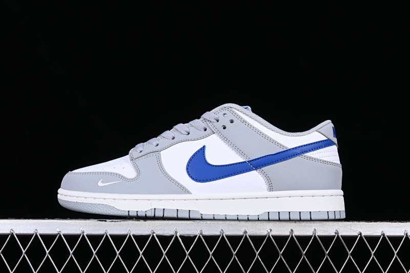 NIKE Dunk Low White Grey Blue