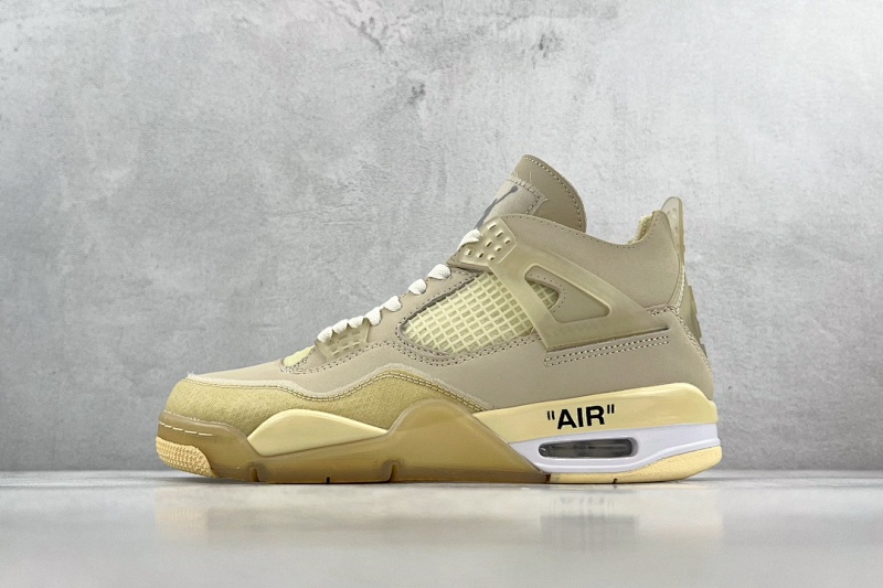OFF-WHITE x Air Jordan 4 'Sail'