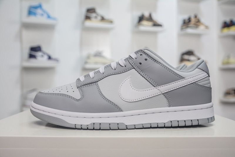 NIKE Dunk Low Grey White
