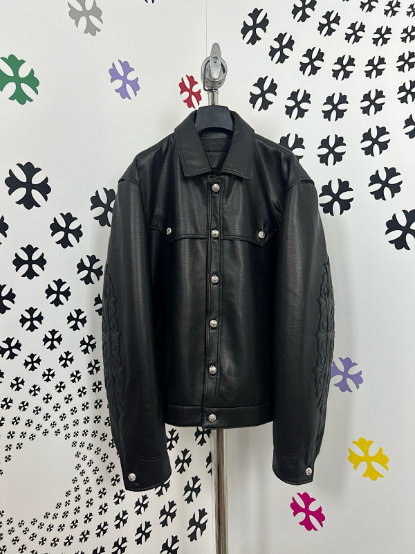 CHROME HEART LEATHER_JACKETS