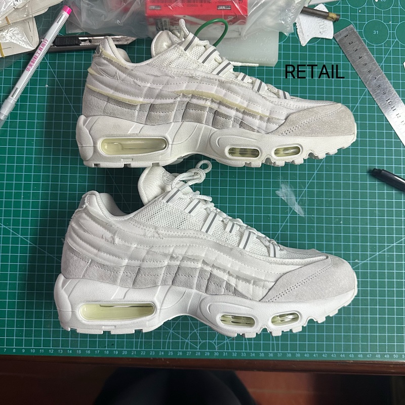 GX AIR MAX95 CDG PURE WHITE