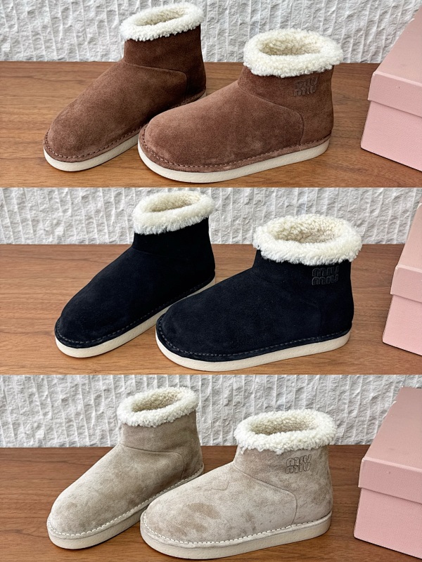 MIU MIU雪地靴