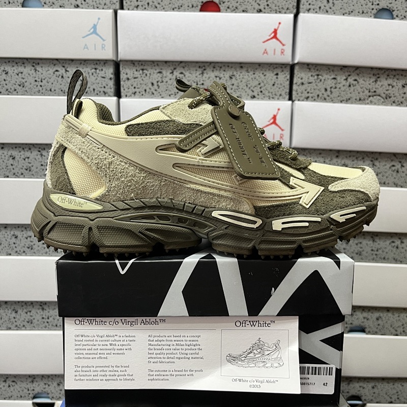 OFF WHITE Off-White 310Y LS Batch Green Suede