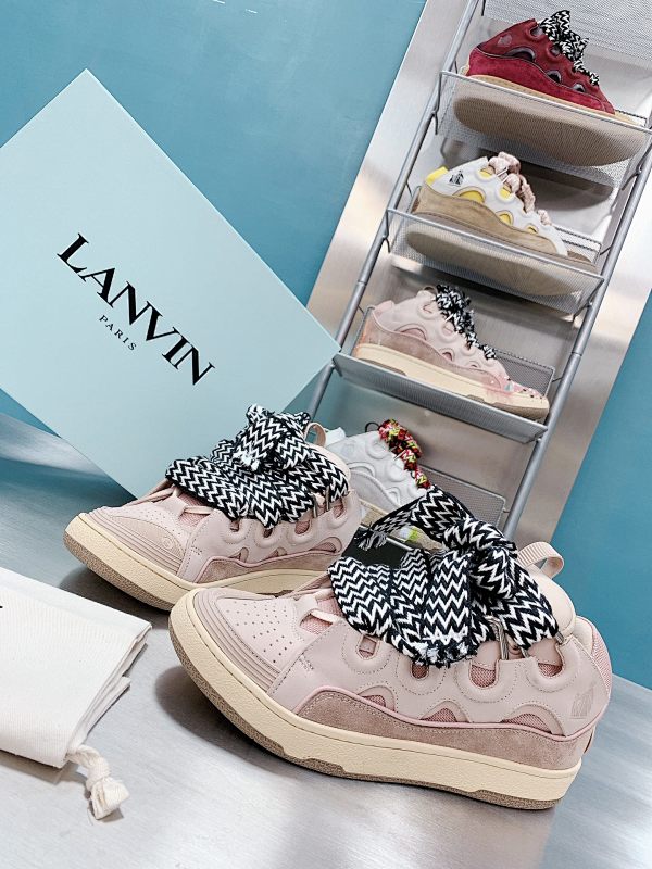 LANVING LANVIN CURB series pink sneakers