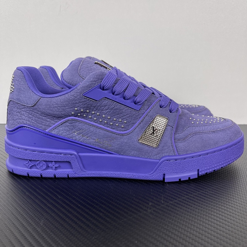 Louis Vuitton Purple Studded Sneakers