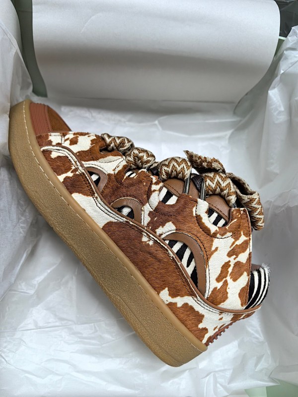 LANVING LANVIN Curb Series Cow Print