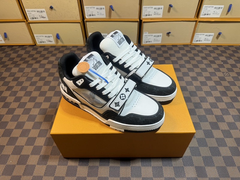 Louis Vuitton 1V Trainer Black Velcro